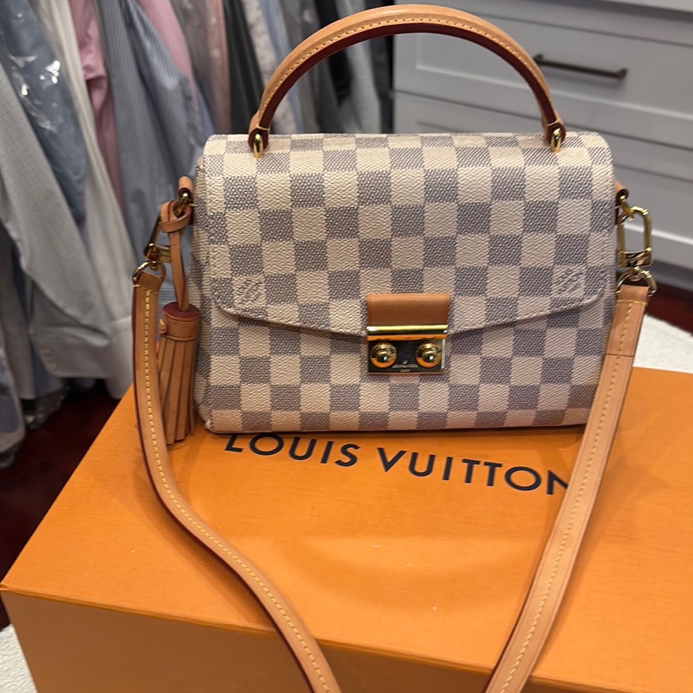 Louis Vuitton Checkered Handbag